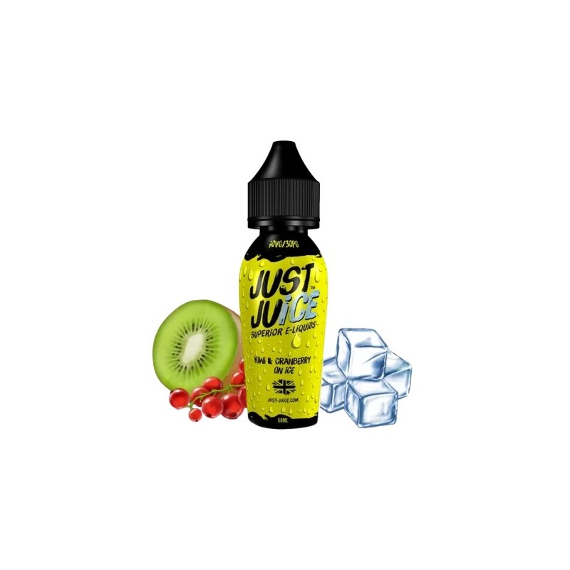 Just Juice - Kiwi & Cranberry On Ice 50/60ml | BigVapoteur