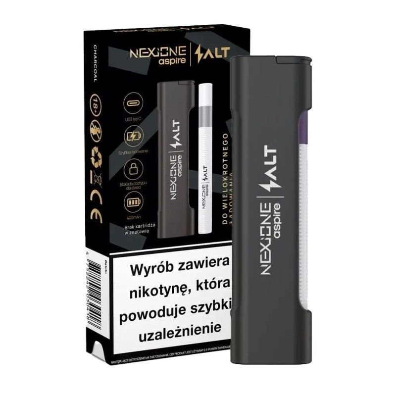 Urządzenie NEXIONE SALT Charcoal | Big Vapoteur
