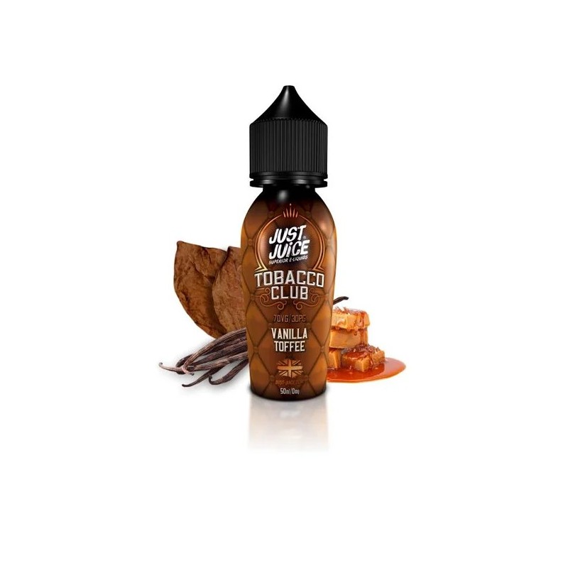 Premix Just Juice - Vanille Toffee Tabac 50/60ml | BigVapoteur