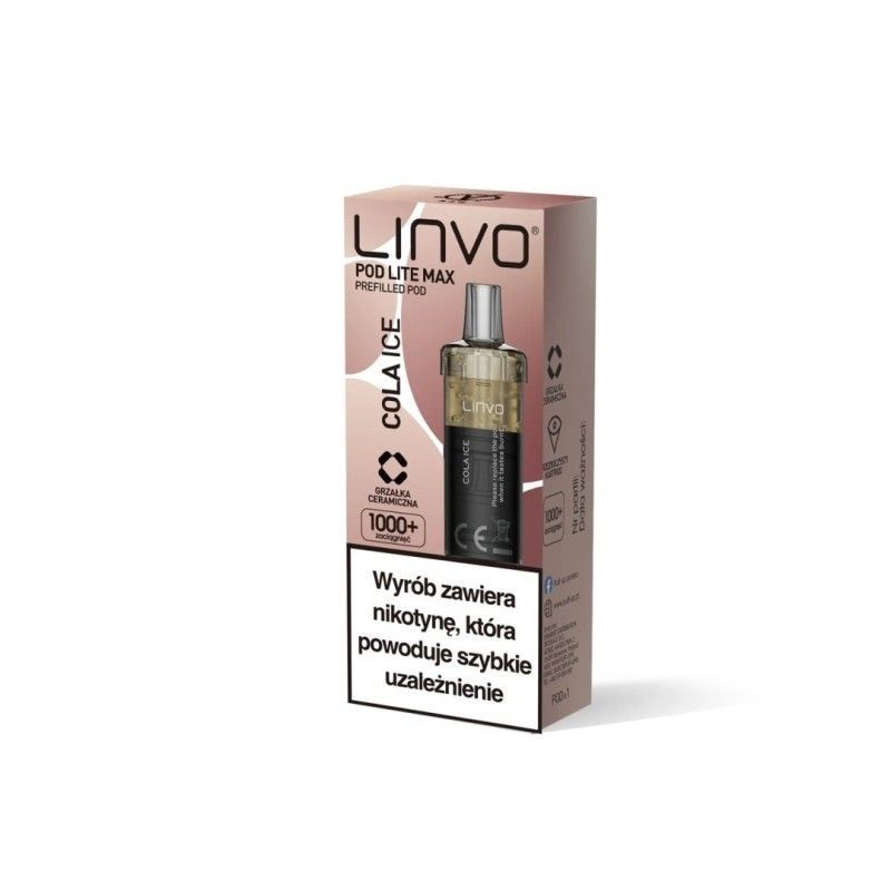 Wkład Vbar Linvo Pod Lite MAX - Cola Ice 20mg | Big Vapoteur