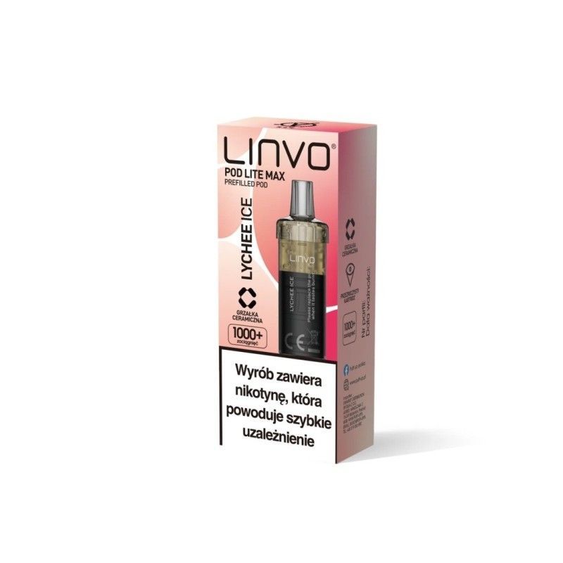 Wkład Vbar Linvo Pod Lite MAX - Lychee 20mg | Big Vapoteur