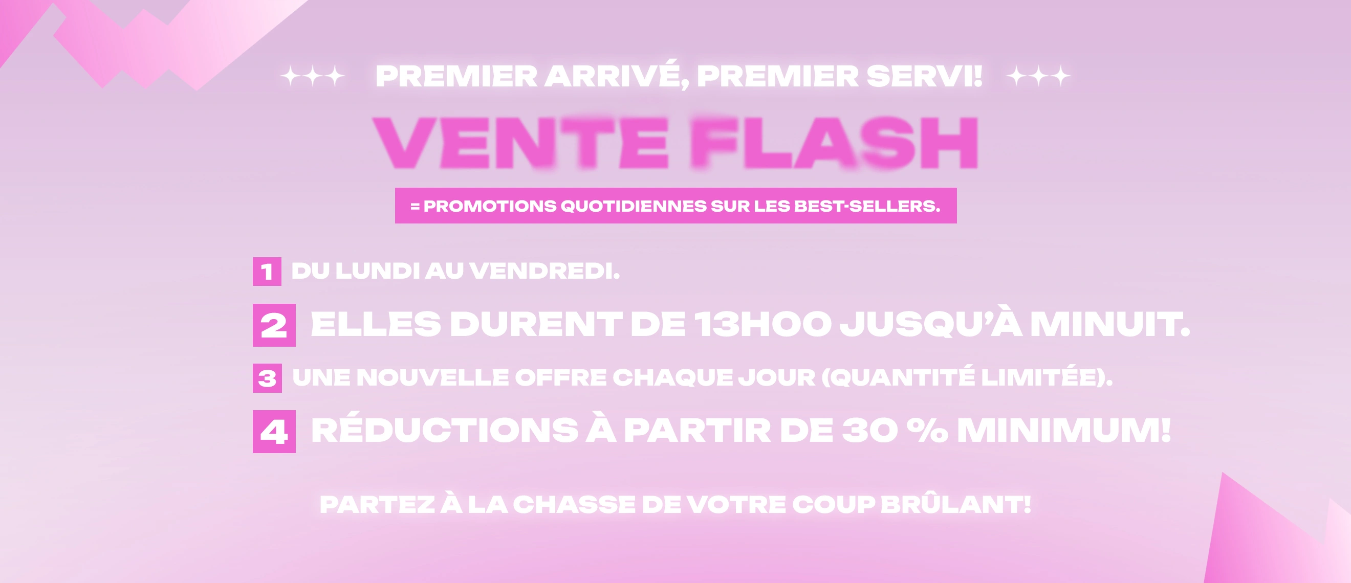 VENTE FLASH