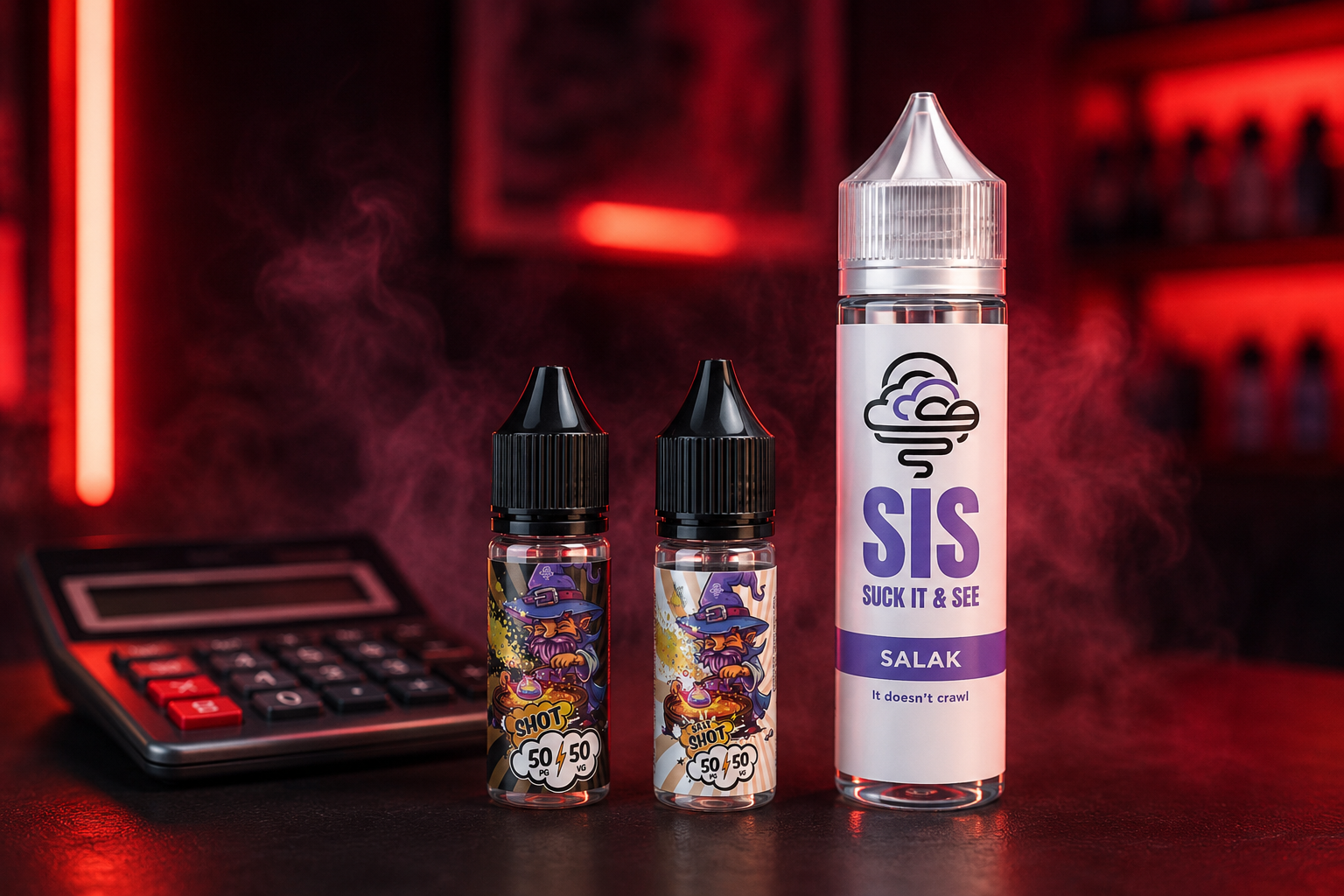Ile shotów do premixu 50ml i 60ml - tabela proporcji